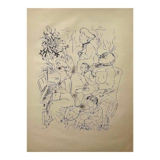 George Grosz, Large George Grosz 1923 Lithograph Die Rauber German Expressionism Wpa Realism For Sale