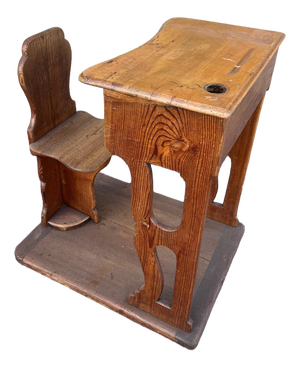 Antique School Desk, 1890s
