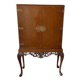1930s Vintage Lighted Bar Cabinet For Sale