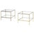 Montecarlo Brass Low Tables from Corrado Dallacqua, 1949, Set of 2 For Sale - Image 8 of 8