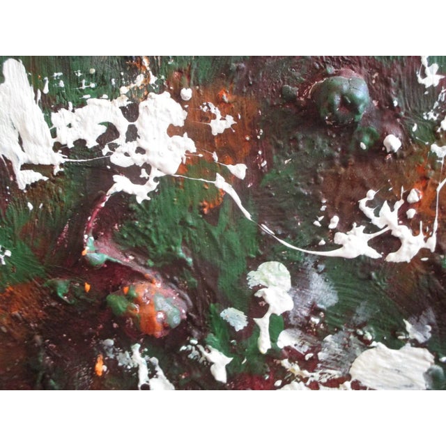 "Enchanted Forest" Large Contemporary Abstract Landscape Acrylic Painting After David Hockney For Sale - Image 6 of 12