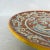 Italian 1990s Large Italian Hand Painted Round Ceramic Wall Plate For Sale - Image 3 of 8