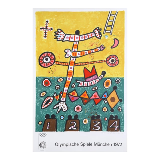 Alan Davie, Olympische Spiele Muenchen, Lithograph For Sale