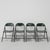 Industrial Steel Du-Al Folding Chairs from Dare Inglis, 1960s, Set of 4 For Sale - Image 12 of 18