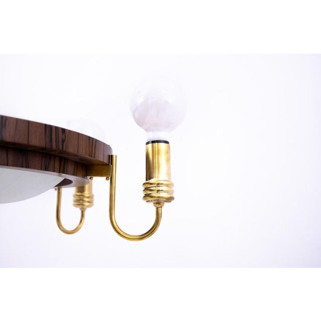 Mid-Century Modern Art Deco Lamp, Poland, 1950s For Sale - Image 3 of 6