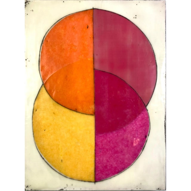 Encaustic Collage Installation by Gina Cochran - 9 Panels - "Thrill Seekers" For Sale - Image 6 of 11