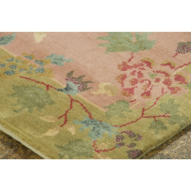 This 5x5 contemporary Chinese Deco square rug is a striking addition to Rug & Kilim’s Art Deco collection. Hand-knotted in...