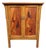 Mission Arts & Crafts Style Quarter-Sawn Oak Media Cabinet With Emile Gallé Inspired Marquetry Inlay For Sale