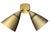 Gold Pair 1960s Stonco Award Series Outdoor Bullet Lights Cast Aluminum Antique Gold Crackle Finish Nos For Sale - Image 8 of 18