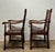 Brown English Oak Chairs With Caning and Barley Twist Detail - A Pair For Sale - Image 8 of 10