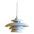 1970s Danish Modern White Pendent Lamp For Sale