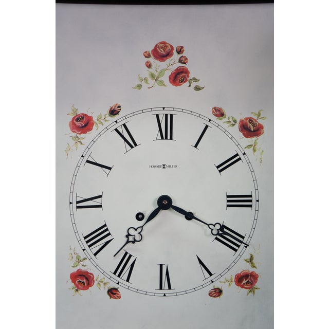 Howard Miller American Country Farmhouse Mahogany Regulator Wall Clock German For Sale - Image 9 of 18