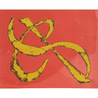 Peace, Abstract Silkscreen by Herbert Ferber For Sale