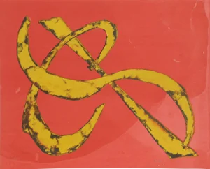 Peace, Abstract Silkscreen by Herbert Ferber