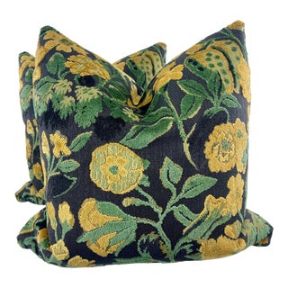 Clarence House "Dunrobin Tapestry" 22" Pillows-A Pair For Sale