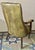 Olive Green Tufted Leather Chesterfield Library Chair, 1970s For Sale - Image 6 of 12