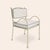 Blue Panarea Armchair in Blue and Cream Striped Upholstery by Ceraudo, 2010s For Sale - Image 8 of 8