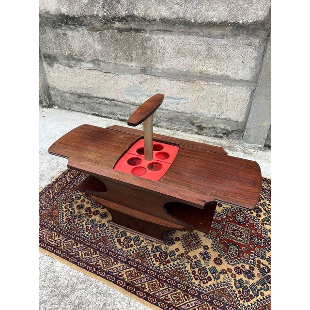 Vintage Bar Table with Automatic Opening, 1960s For Sale - Image 10 of 10