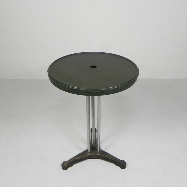 Art Deco Bistro Table with Bakelite Top, 1930s For Sale - Image 13 of 16