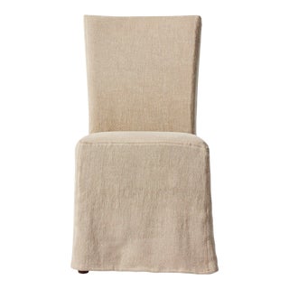 Four Hands Vista Slipcovered Dining Chair - Broadway Canvas For Sale