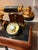 Authentic 1974 vintage Deco-Tel cradle rotary landline telephone. Manufactured by the American Telecommunications...