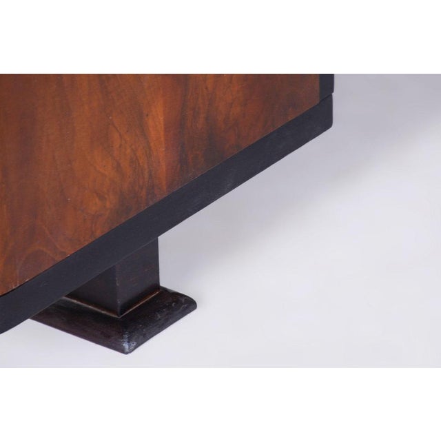 Czech Art Deco Walnut Writing Desk by Jaroslav Divíšek, 1930s For Sale - Image 10 of 18