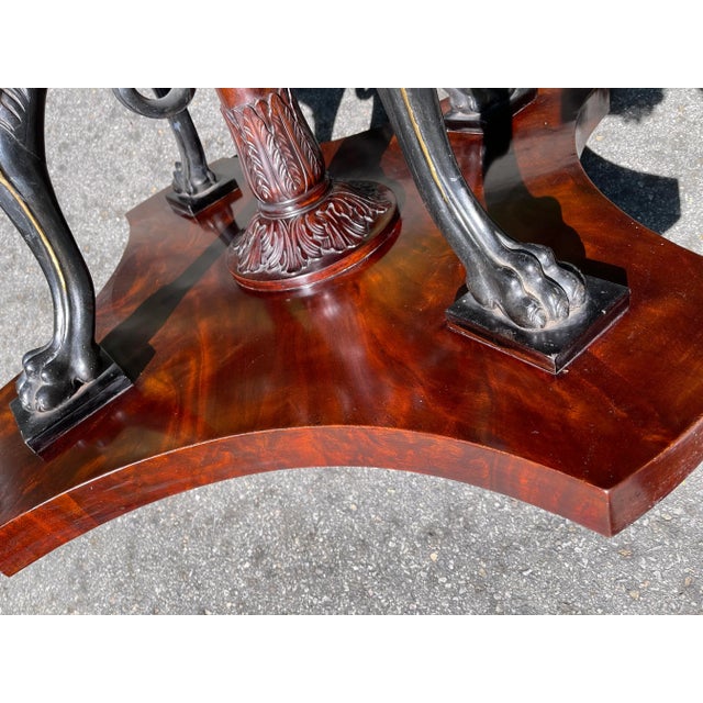 Late 19th Century Neoclassical Griffin Console Table For Sale - Image 9 of 13