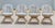 Vintage Russell Woodard Spun Fiberglass 5-Piece Dining Set – Oval Turquoise-Tinted Glass Top Table & 4 Swivel Chairs | Mid-Century Modern For Sale - Image 13 of 18