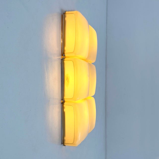 Cnosso Wall Lamps by Angelo Mangiarotti for Artemide, 1960s, Set of 6 For Sale - Image 6 of 10