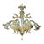 Venetian Hand-Blowing Floreal Luxury Gold-Leaf Murano Glass Chandelier For Sale