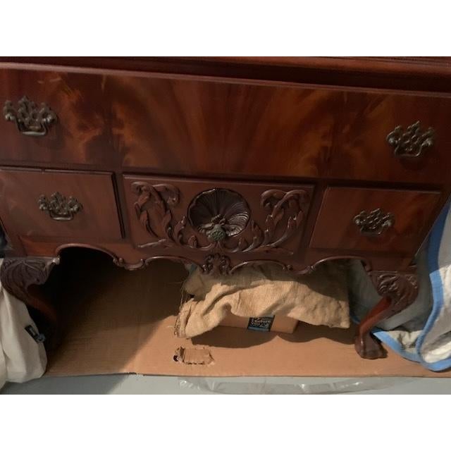 Thomas Chippendale 1930s Chinese Chippendale Style Highboy For Sale - Image 4 of 4