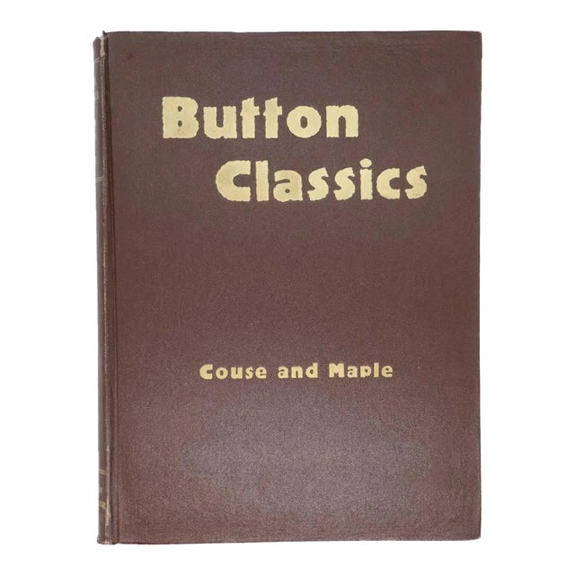 Vintage Button Classics by L. Erwina Couse & Marguerite Maple American Book For Sale