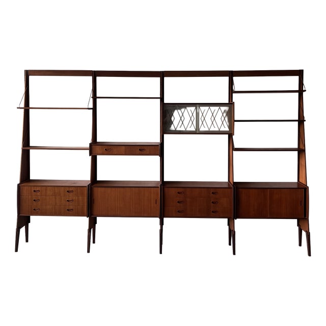 Vintage Norwegian Modular Bookcase, 1960s For Sale
