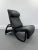 Animal Skin Sinus Lying Leather Black Chair from Westnofa, 1970s For Sale - Image 7 of 12