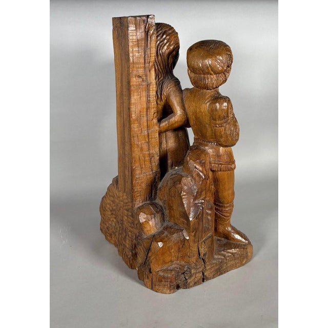 The Martyrdom of Saint Apollonia in carved wood, 15th century For Sale - Image 9 of 12