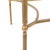 Kenneth Ludwig Chicago Bonnifait Antique Gold Round Dining Table For Sale - Image 4 of 9