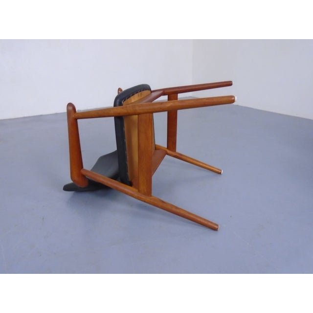 Black GM 11 Teak Armchair by Svend Aage Eriksen of Glostrup, Denmark, 1960s For Sale - Image 8 of 11
