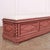 Late 19th C Italian painted and carved oak bench with lift up lid. 1890 The seat has been newly upholstered in Calico and...