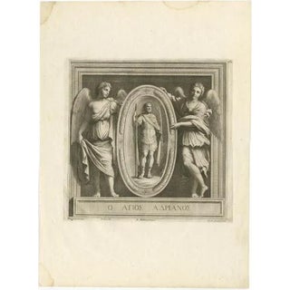 Gregory, Illustration of Saint Adrianus, 1762, Print For Sale