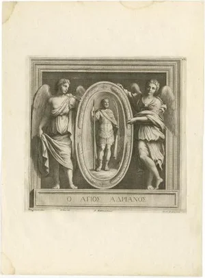 Gregory, Illustration of Saint Adrianus, 1762, Print