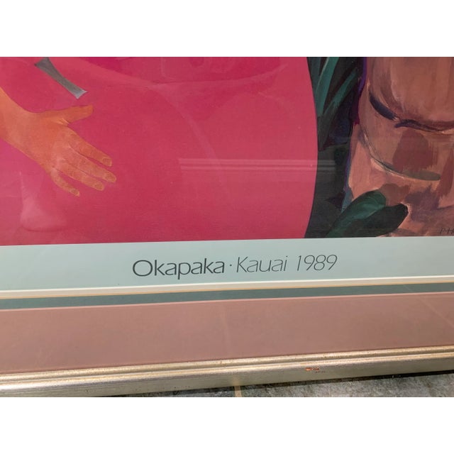 Pegge Hopper Serigraph - Okapaka Kauai 1989 For Sale In Palm Springs - Image 6 of 8