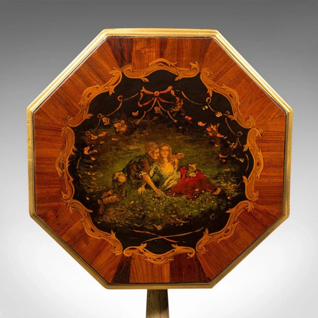 1900s Antique Victorian Decorative Side Table For Sale - Image 10 of 13