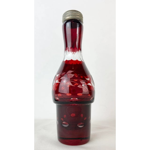 Late 19th Century Ruby Cruet / Castor Set - 10 Pieces For Sale - Image 12 of 13