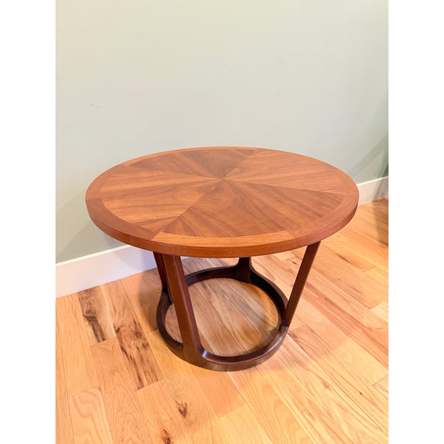 Wood MCM Lane Rhythm Drum Table, 1961 For Sale - Image 7 of 8
