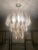 1970s Lucite and Chrome Waterfall Petal Chandelier For Sale In Chicago - Image 6 of 9