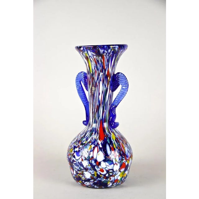 Mid-Century Italian Vase in Murano Glass by Fratelli Toso, 1940s For Sale - Image 6 of 15