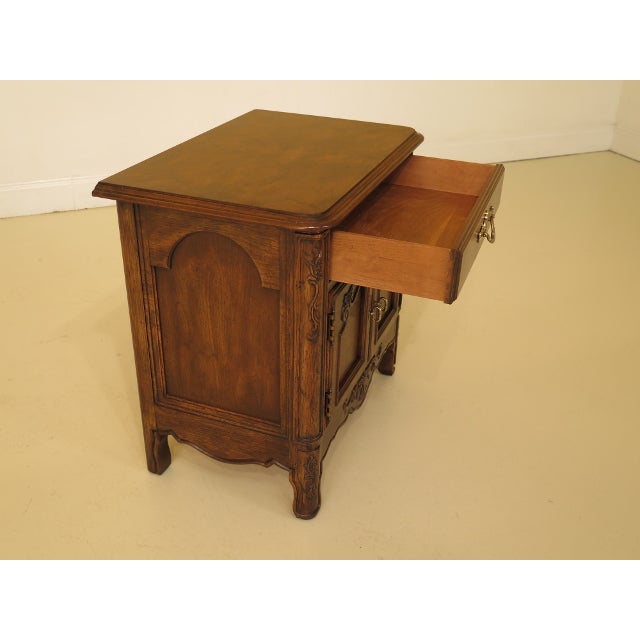 Drexel Heritage French Walnut 2 Door Nightstand Chairish