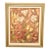Mid Century Modern Tapestry Floral Batik Fabric Original Art Lenea Flowers MCM For Sale