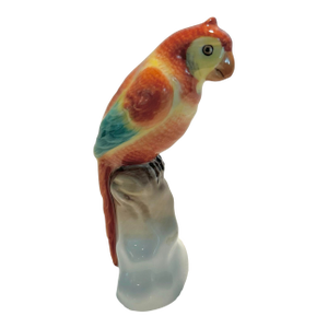 MCM Herend Hungarian Porcelain Hand Painted Parrot