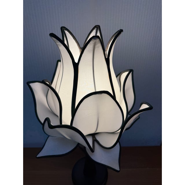 Early 21st Century Om Gallery Baby Blooming Lotus Table Lamp For Sale - Image 5 of 12